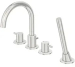 Steinberg Serie 100 4-Loch-Wannenarmatur - brushed nickel