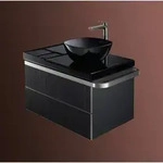 Duravit Wave Einhebel-Waschtischmischer XL - Edelstahl geb&uuml;rstet