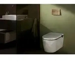 Hansgrohe LavaPura Element S Wand-Dusch-WC - Wei&szlig;