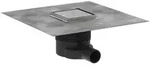 Hansgrohe RainDrain Brilliance Komplettset Punktablauf 100 x 100mm, r&uuml;ckseitig