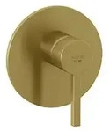 KLUDI Nova Fonte Puristic Unterputz- Brause-Einhandmischer - brushed gold PVD