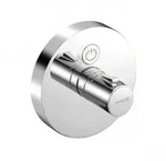KLUDI Push Unterputz-Brause-Thermostat-Armatur f&uuml;r 1 Verbraucher - chrom