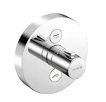 KLUDI Push Unterputz-Brause-Thermostat-Armatur f&uuml;r 2 Verbraucher - chrom