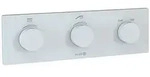 KLUDI TOUCHTRONIC elektronisches Unterputz Thermostat - wei&szlig; matt
