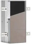 emco asis module plus Unterputz-WC-Modul befliesbar, mit 2 F&auml;chern - Aluminium