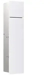 emco asis pure (Glasfront) WC-Modul, B&uuml;rstengarnitur, Reserverolle und WC-Papier -