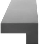 Gessi EQUILIBRIO Ablage - schwarz matt