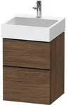 Duravit D-Neo Waschtischunterbau wandh&auml;ngend mit M&ouml;belgriff Diamantschwarz -