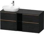 Duravit D-Neo Konsolenwaschtischunterbau mit M&ouml;belgriff Bronze geb&uuml;rstet -...