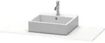 Duravit Xsquare Konsole mit einem Ausschnitt XS060F, 1200 x 550mm - Wei&szlig; matt