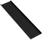 HEWI Ablage 470mm, pulverbeschichtet schwarz tiefmatt - schwarz matt