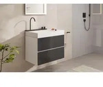 Hansgrohe Xevolos E Waschtischunterschrank 780mm Korpus wei&szlig;, Front Textil