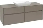 Villeroy & Boch Collaro Waschtischunterschrank 1400 x 500 x 548mm, mit LED