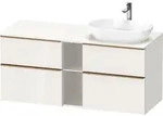 Duravit D-Neo Konsolenwaschtischunterbau mit M&ouml;belgriff Bronze geb&uuml;rstet -...