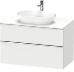 Duravit D-Neo Konsolenwaschtischunterbau mit M&ouml;belgriff chrom - Wei&szlig; Matt...