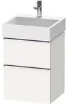 Duravit D-Neo Waschtischunterbau wandh&auml;ngend mit M&ouml;belgriff chrom - Wei&szlig; Matt