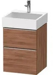 Duravit D-Neo Waschtischunterbau wandh&auml;ngend mit M&ouml;belgriff Edelstahl...
