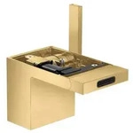 Axor MyEdition Einhebel-Bidetmischer mit Push-Open Ablaufgarnitur, ohne Platte -