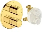 Duravit Thermostatarmaturen Thermostat Unterputz Set gold poliert - Gold