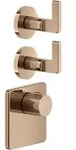 Gessi Inciso Hochleistungs-Thermostat mit 2 separaten Wegen - Kupfer PVD