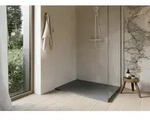 Bette Floor Rechteck-Duschwanne mit Wannentr&auml;ger 90 x 75cm; Modell 5841 - Smoke