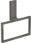 Axor Universal Rectangular Handtuchring - brushed black chrome