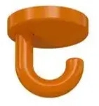 HEWI Serie 477/801 Haken - orange