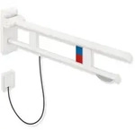 HEWI System 900 St&uuml;tzklappgriff Duo, Design A, mit Sp&uuml;lausl&ouml;sung/Funktionstaste,