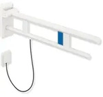 HEWI System 900 St&uuml;tzklappgriff Duo, Design A, mit Sp&uuml;lausl&ouml;sung (E-Ausf&uuml;hrung),