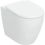 Geberit iCon Set bodenstehendes WC Set mit TurboFlush, wei&szlig; matt - wei&szlig; matt