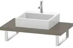 Duravit L-Cube Konsole 800mm - Flannel Grey Hochglanz Lack