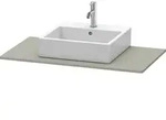 Duravit Xsquare Konsole mit einem Ausschnitt XS060E, 1000 x 550mm - steingrau