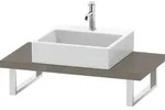 Duravit L-Cube Konsole 800mm - Flannel Grey Hochglanz Lack