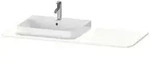 Duravit Happy D.2 Plus Konsolenplatte mit einem Ausschnitt, 1300 x 550mm - wei&szlig;