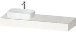 Duravit Collection One Konsole 1600x550x170 mm, f&uuml;r Becken links - wei&szlig; supermatt