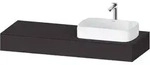 Duravit Collection One Konsole 1400x550x170 mm, f&uuml;r Becken rechts - graphit