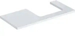 Geberit One Waschtischplatte Ausschnitt rechts, f&uuml;r Aufsatzwaschtisch, 105cm - Wei&szlig;