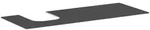 Hansgrohe Xevolos E Konsole 1370/550 Ausschnitt links - schiefergrau matt