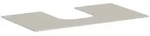 Hansgrohe Xevolos E Konsole 980/550 Ausschnitt mittig - sandbeige matt