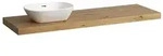 LAUFEN Lani Waschtischplatte 1570mm, mit Ausschnitt - wildeiche