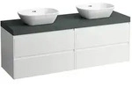 LAUFEN Lani Waschtischplatte mit Unterschrank 1570mm, mit Ausschnitt links und rechts