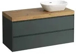 LAUFEN Lani Waschtischplatte mit Unterschrank 1185mm, mit Ausschnitt rechts -
