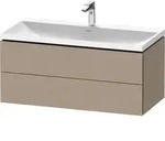 Duravit L-Cube c-shaped Badm&ouml;bel-Set 1000mm leinen - leinen