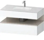 Duravit Collection One Einbauwaschtisch mit Unterbau 1000mm - Wei&szlig; Matt Dekor