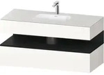 Duravit Collection One Einbauwaschtisch mit Unterbau 1200mm - wei&szlig; supermatt