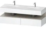 Duravit Collection One Einbauwaschtisch mit Unterbau 1600mm - Wei&szlig; Matt Dekor