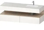 Duravit Collection One Einbauwaschtisch mit Unterbau 1600mm - wei&szlig; supermatt
