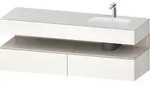 Duravit Collection One Einbauwaschtisch mit Unterbau 1600mm - wei&szlig; supermatt