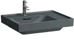LAUFEN MEDA Aufsatzwaschtisch mit Ablage rechts 600 x 460mm - graphit matt