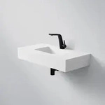 Steinberg Serie 444 Wandwaschtisch aus Solid Surface - wei&szlig; matt
